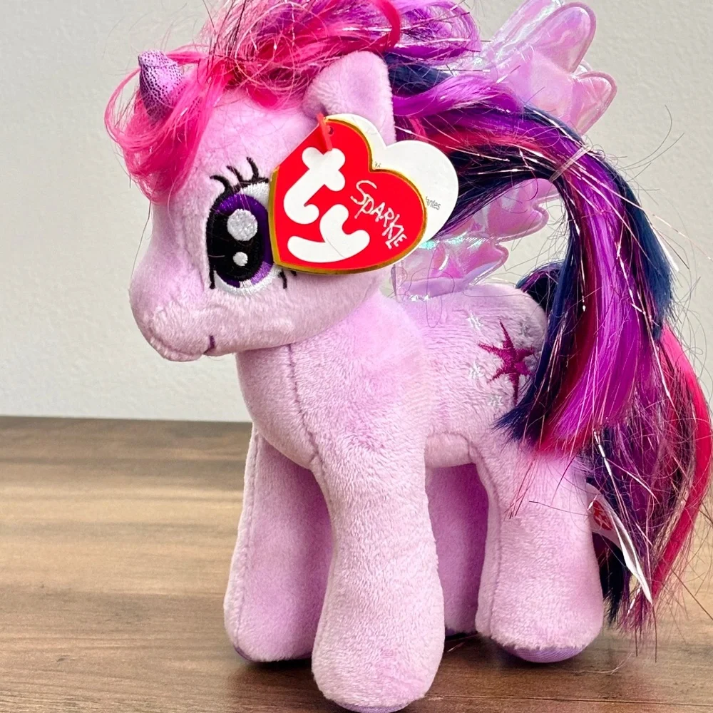 NEW TY Beanie Sparkle My Little Pony Twilight Sparkle Plush Stuffed Toy 2016 NWT